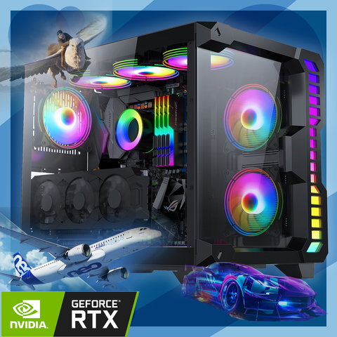 One Off Deal AMD Ryzen 7 9800X3D 32GB DDR5 Nvidia RTX 5070 or Ti Gaming PC ACX714