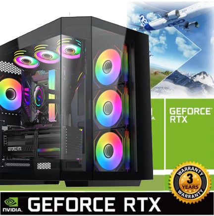 AMD RYZEN AM5 9600x 9700x 32GB DDR5 2TB Nvidia RTX 5070 Ti 5080 Gaming PC AC712