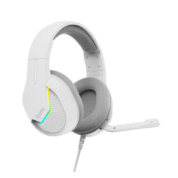 Marvo Scorpion H8618 Tactic 40 USB 2.0 Wired Gaming RGB Headset (White) ACC77