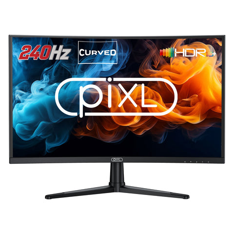 PIXL 27" 240Hz HDR Curved Monitor 1ms Screen ACC48