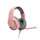 Marvo Scorpion H8618 Tactic 40 USB 2.0 Wired Gaming RGB Headset (Pink) ACC78