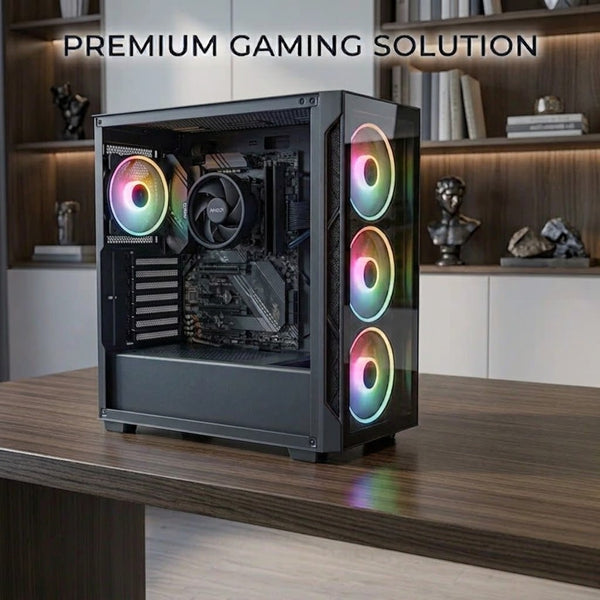 AMD RYZEN 16GB Starter kids Gaming PC tower SPO Windows 11 SPO AC646T