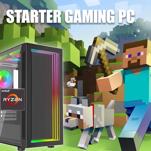 DEAL 9AP AMD RYZEN 16GB nVidia STARTER Gaming PC Windows 11 SPO AC647 SPO