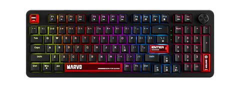 Marvo Scorpion KG937 Arma 98 Wired Hot Swappable Mechanical Backlit Gaming Keyboard ACC61
