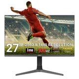 piXL CM27G7 27 Inch 100Hz QHD IPS Gaming Monitor ACC67