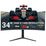 34-inch UWQHD Curved UltraWide 165Hz Gaming Monitor 100% sRGB Colour Gamut Quad HD 3440 x 1440 IPS 1ms ACC34C