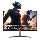 PIXL 27" 144Hz Full HD IPS Widescreen Monitor with Speakers 1920x1080  1ms 144Hz  DisplayPort  HDMI ACC68
