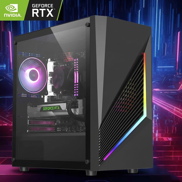 RYZEN 16GB Vega RTX 3050 5060 VR ready Options Gaming PC AC610