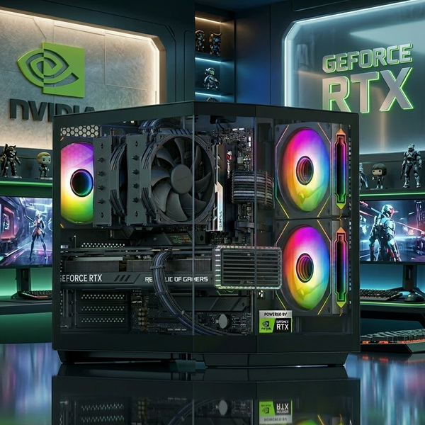 AMD Ryzen 5 32GB Nvidia RTX 5050 VR ready mini edge Gaming PC ACX718