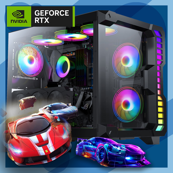 INTEL CORE I7 32GB MEMORY NVIDIA RTX 4060 GAMING PC Liquid Cooled AC364