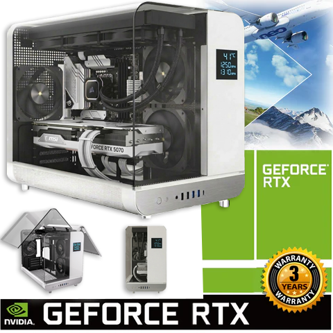 Premium Aviator Intel Core i9 12900KF 32GB DDR5 RTX 5060 5070 Ti Gaming PC ACX902