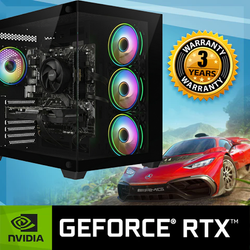 ONE OFF DEAL RYZEN 7 8 CORE 32GB RTX 5060 Ti GAMING PC GLASS CASE ACX502B