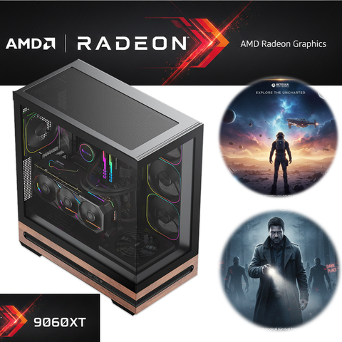 LIMTED DEAL AMD RYZEN 5 OR 7 DDR5 AMD RX RADEON 9060 XT 16GB ACX721