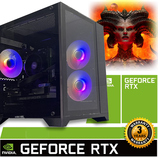 INFINITY INTEL CORE I5 14400 NVIDIA RTX 4060 VR READY GAMING PC AC422
