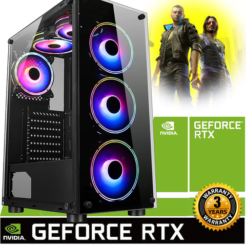 RYZEN 5 5600X 6 CORE 32GB NVIDIA RTX 4060 WITH 1TB M.2 VR READY GAMING PC ACX453