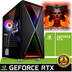 NEW!! Gaming PC NVIDIA RTX 4060 14th Gen 14400F 10 Core Intel Core i5 32GB AC413