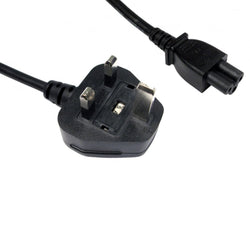 UK Mains to Clover C5 5 Amp 1.8m Black OEM Power Cable ACC14