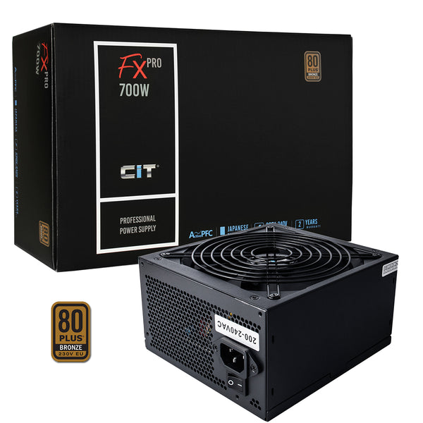 700W FX Pro 14cm Fan APFC 80 Plus Power Supply ACP39