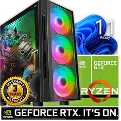 Ryzen 5 5600x 32GB VR Ready Gaming PC nVidia RTX 3050 4060 Ti 4070 Super AC620